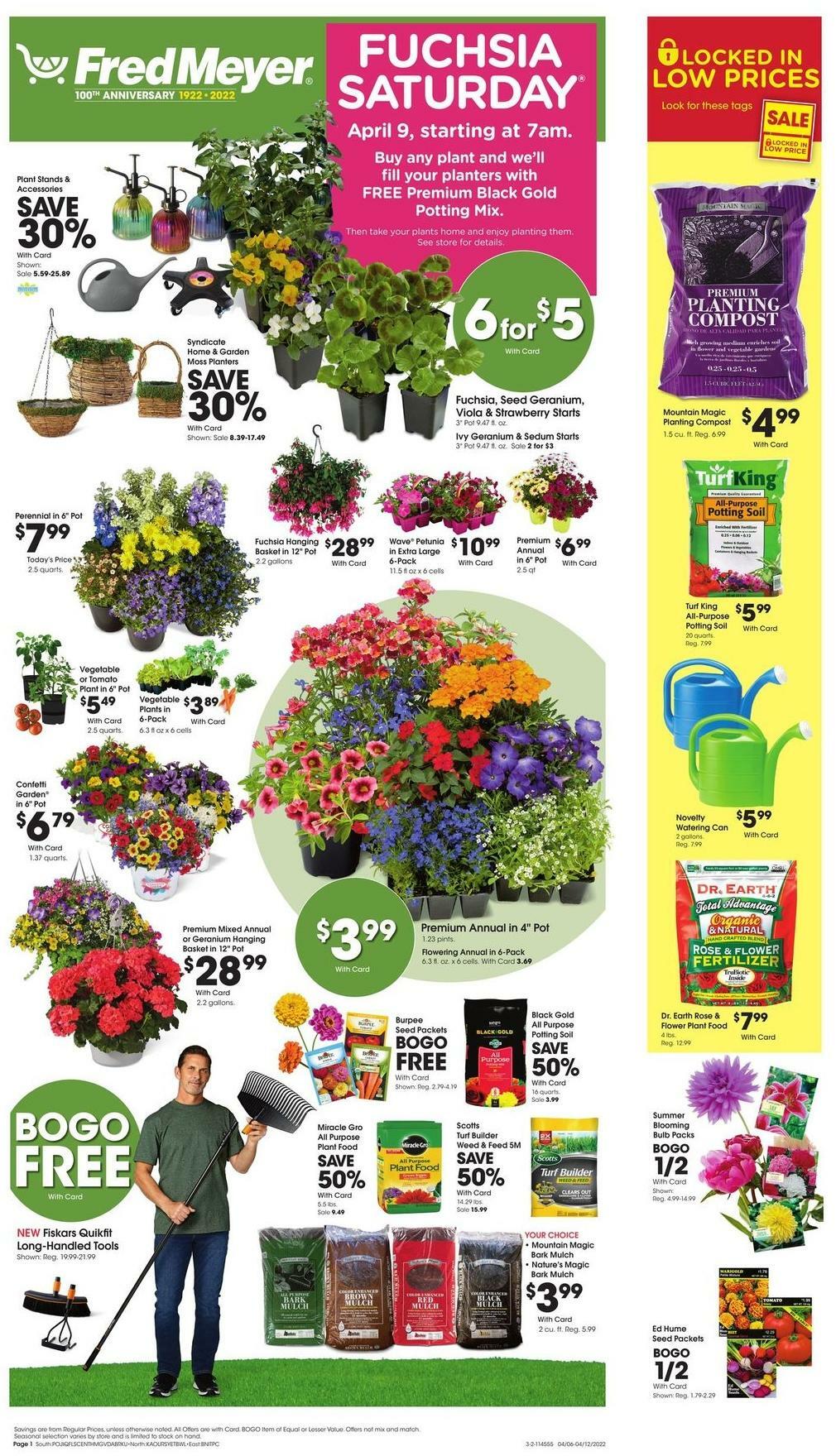 Fred Meyer Garden Weekly Ad from April 6