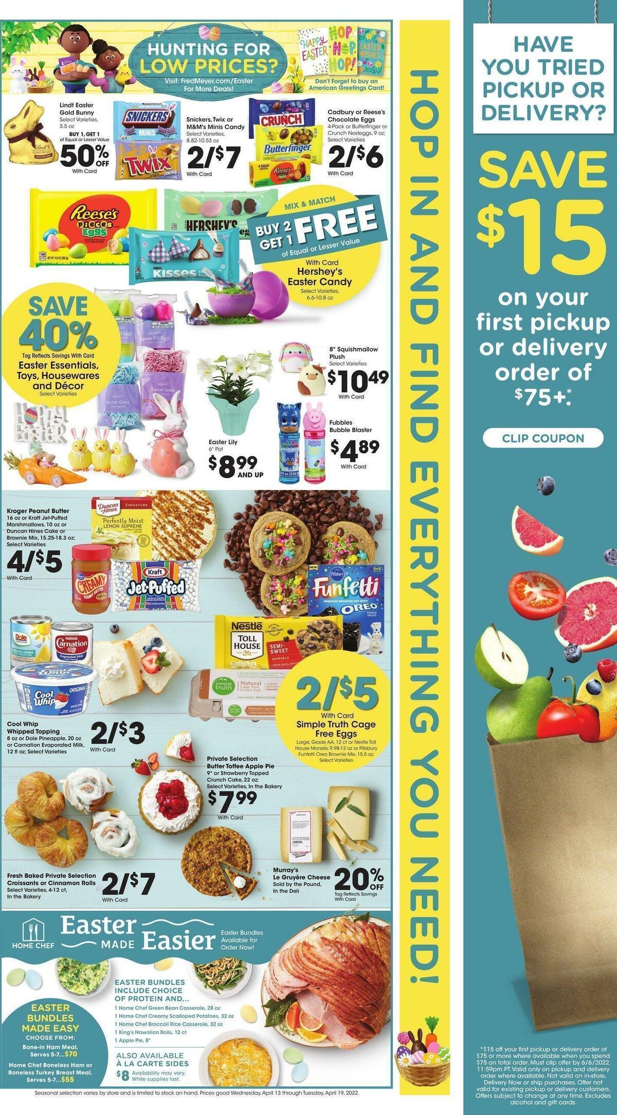 Fred Meyer Weekly Ad from April 13