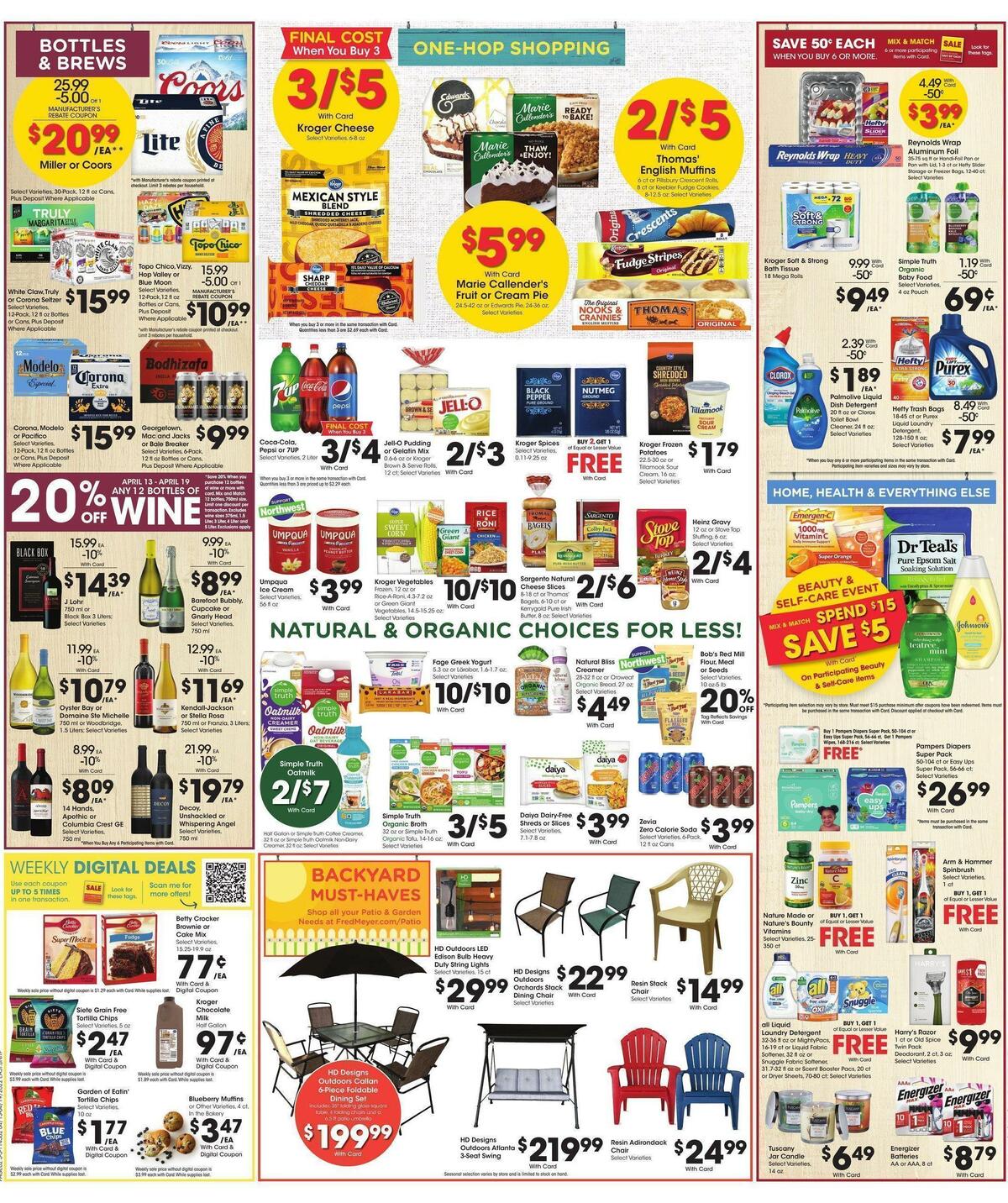 Fred Meyer Weekly Ad from April 13