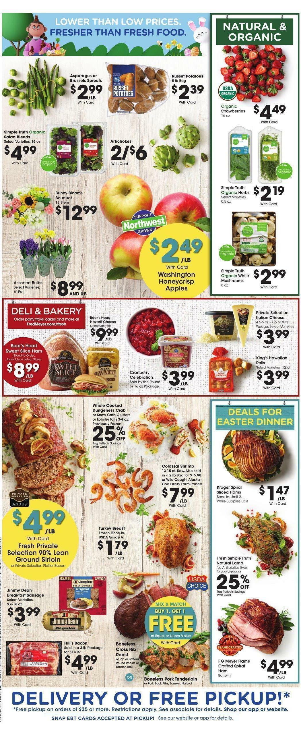 Fred Meyer Weekly Ad from April 13