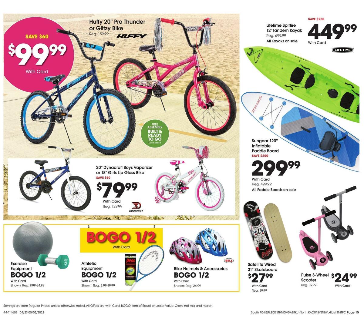 Fred Meyer General Merchandise Weekly Ad from April 27