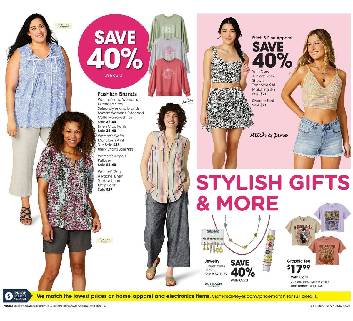 Fred Meyer General Merchandise Weekly Ad from April 27