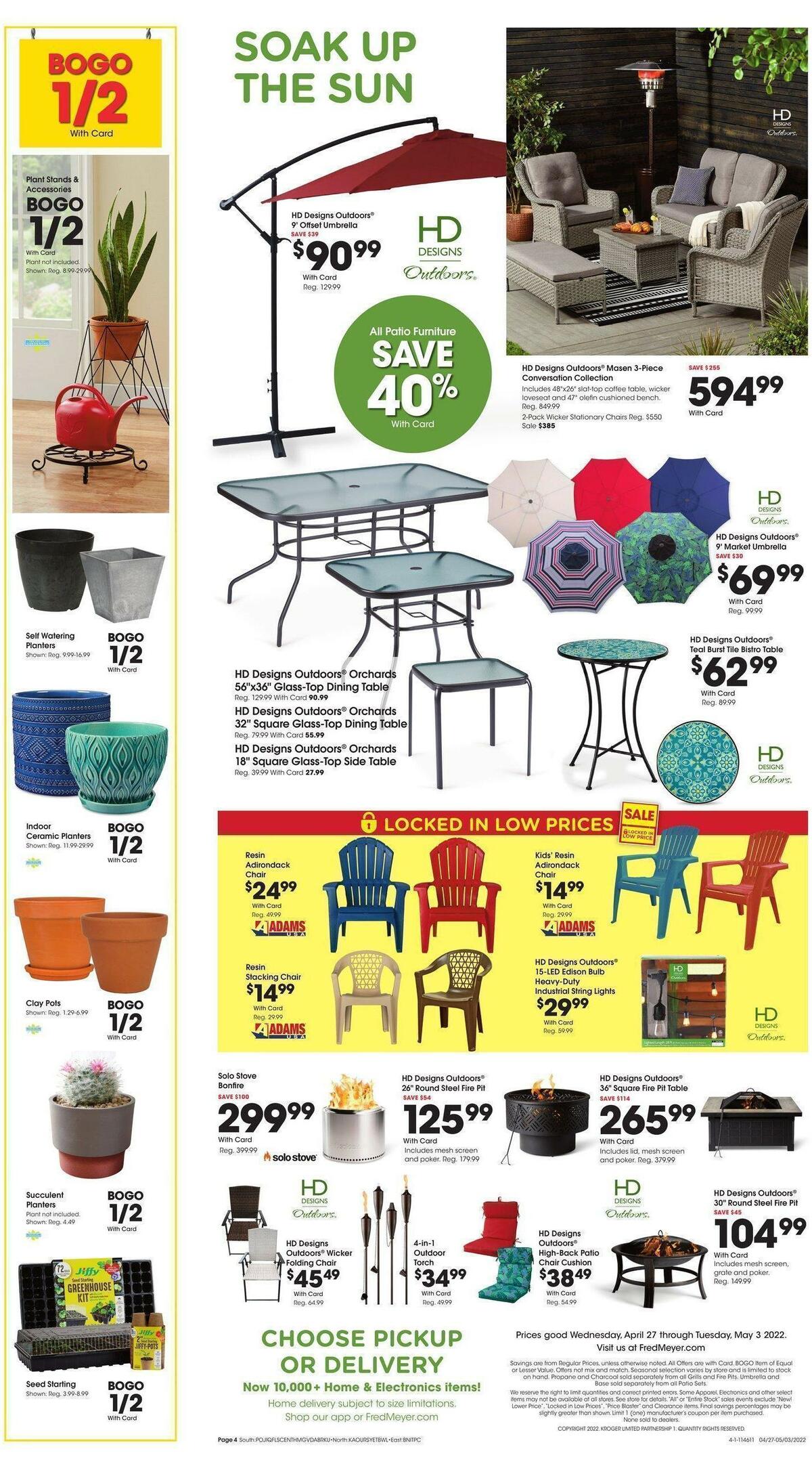 Fred Meyer Garden Weekly Ad from April 27