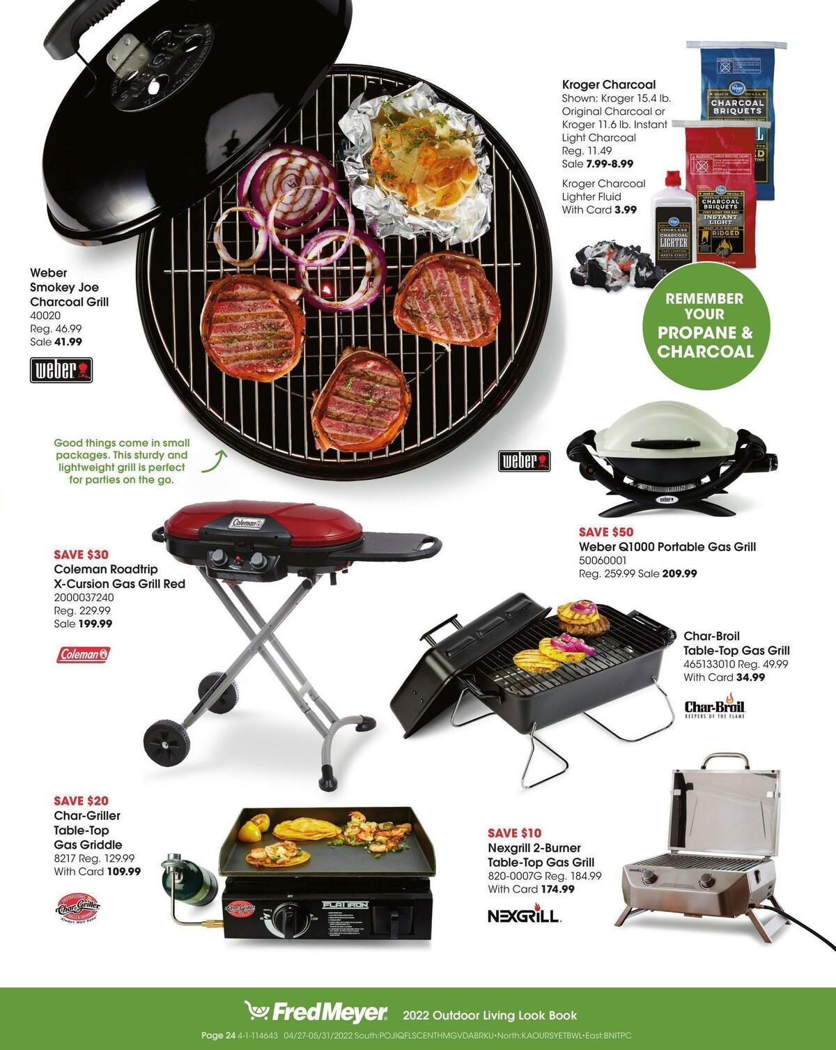 Fred Meyer Outdoor Living Weekly Ad from April 27