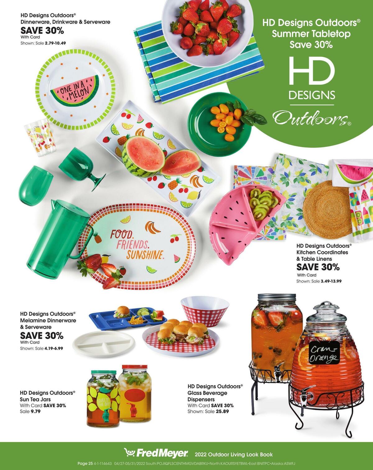Fred Meyer Outdoor Living Weekly Ad from April 27