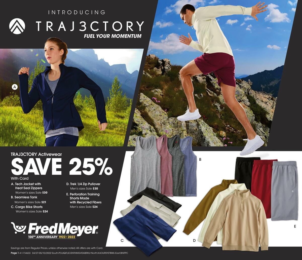 Fred Meyer Introducing Traj3ctory Weekly Ad from April 27