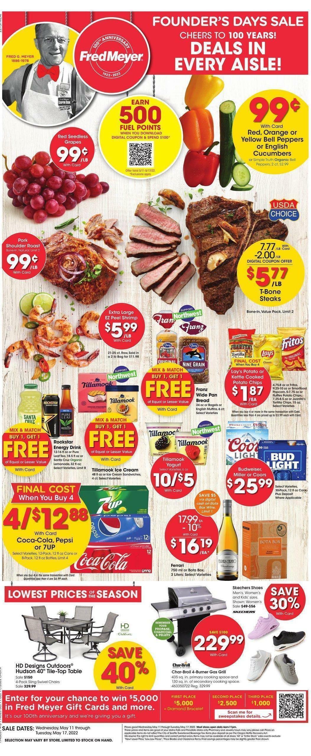 Fred Meyer Weekly Ad from May 11