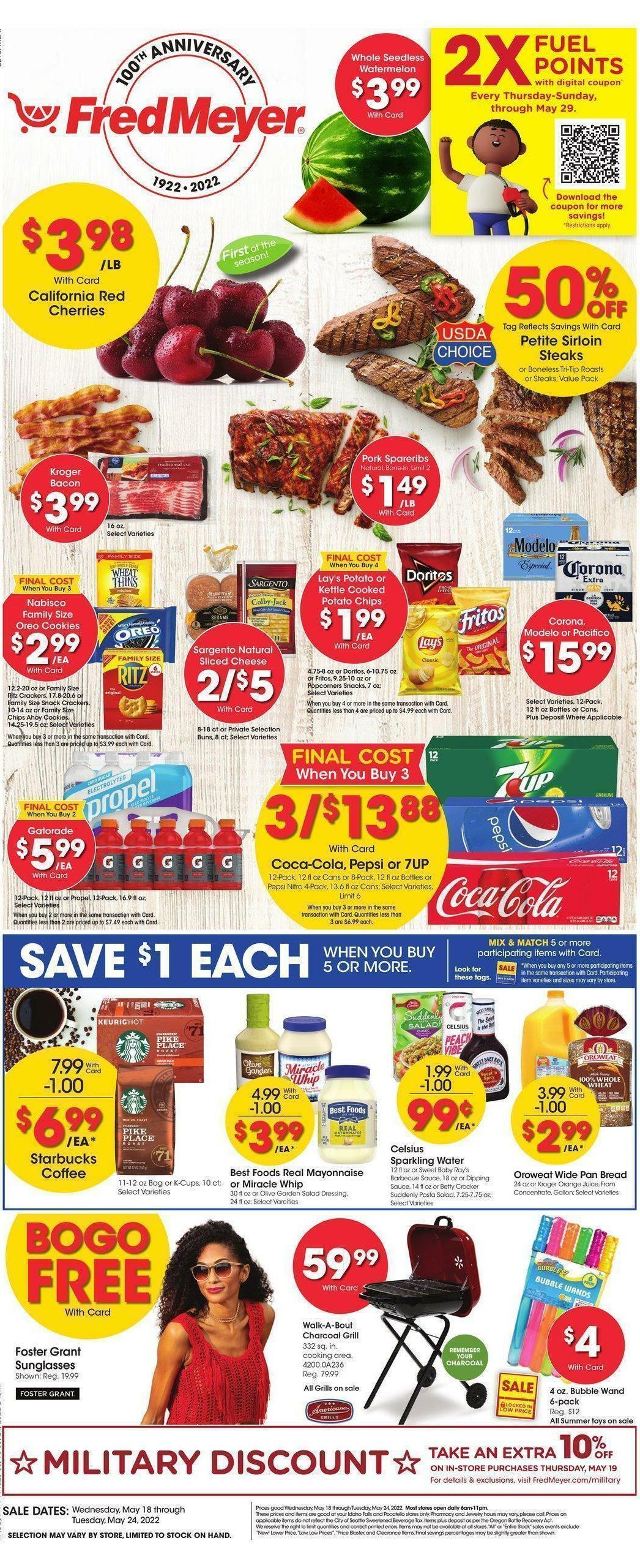 Fred Meyer Weekly Ad from May 18