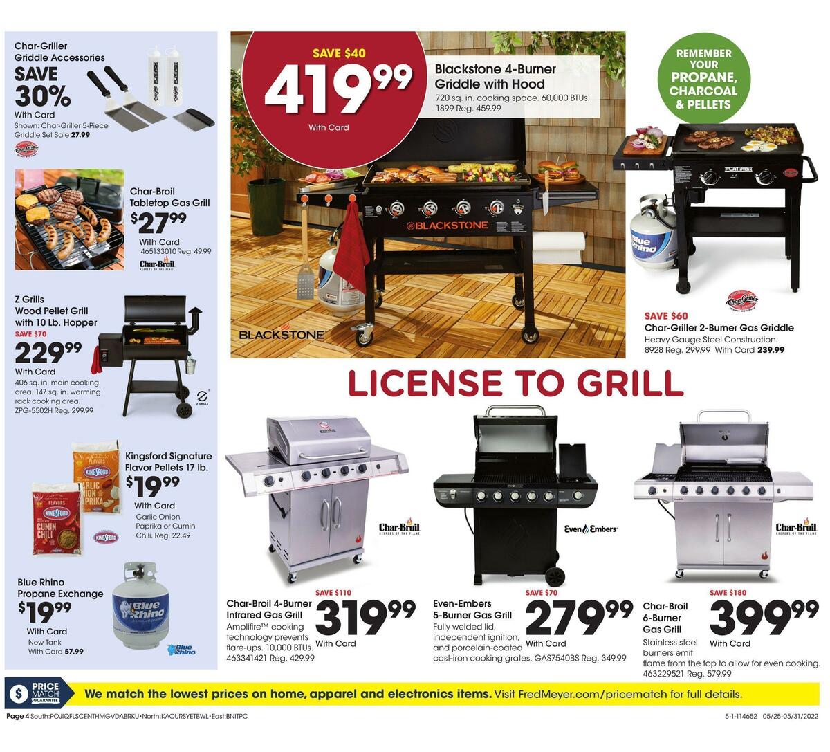Fred Meyer General Merchandise Weekly Ad from May 25
