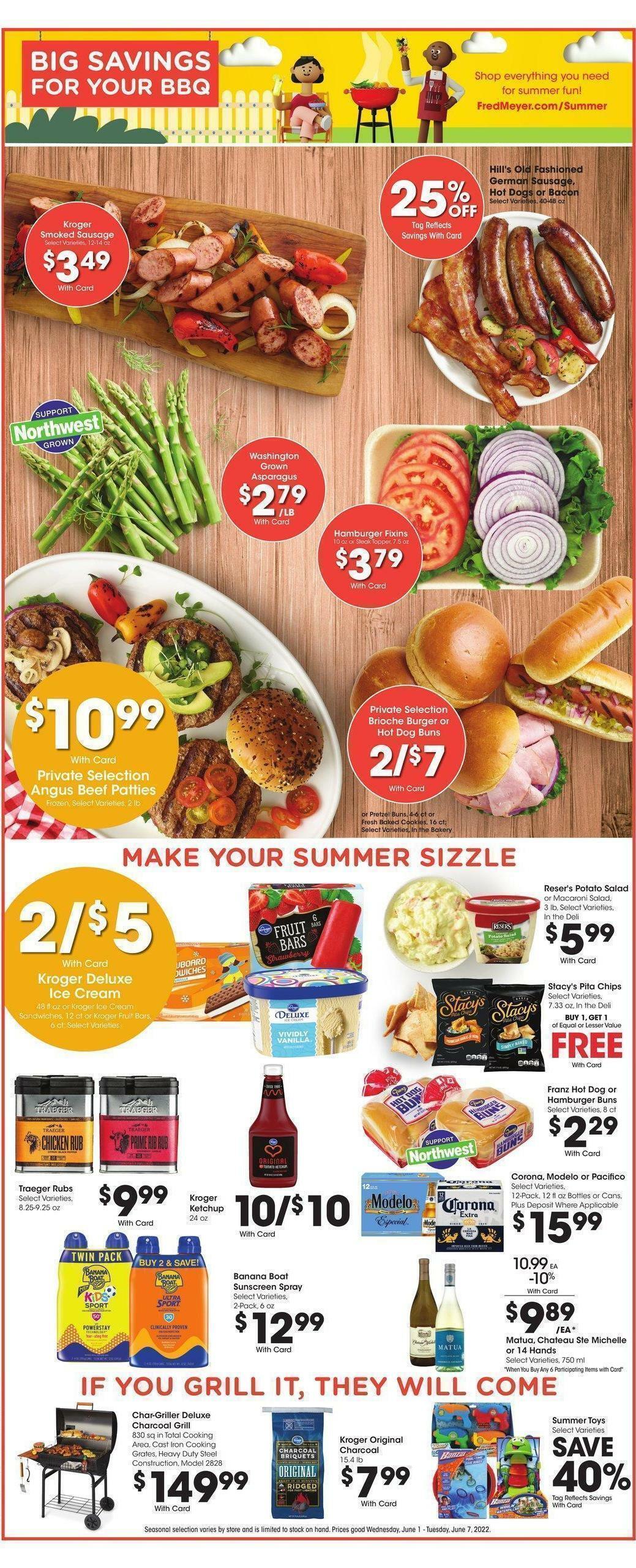 Fred Meyer Weekly Ad from June 1