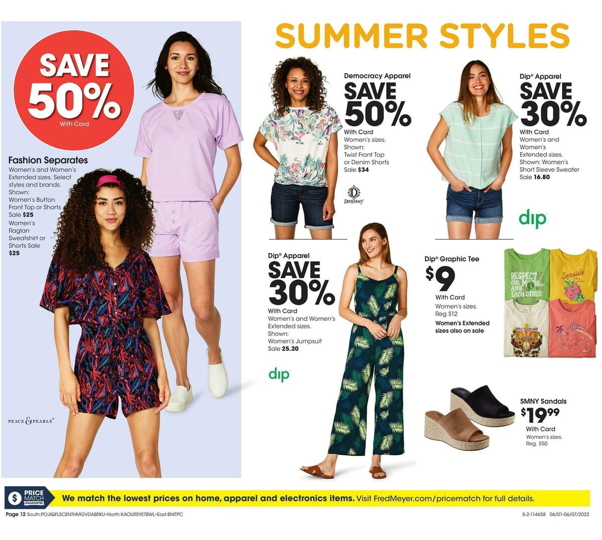 Fred Meyer General Merchandise Weekly Ad from June 1