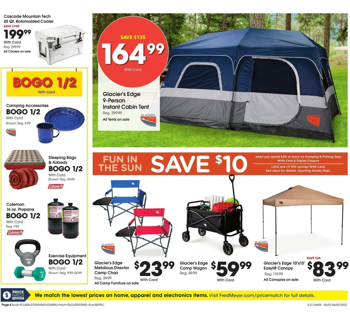Fred Meyer General Merchandise Weekly Ad from June 1