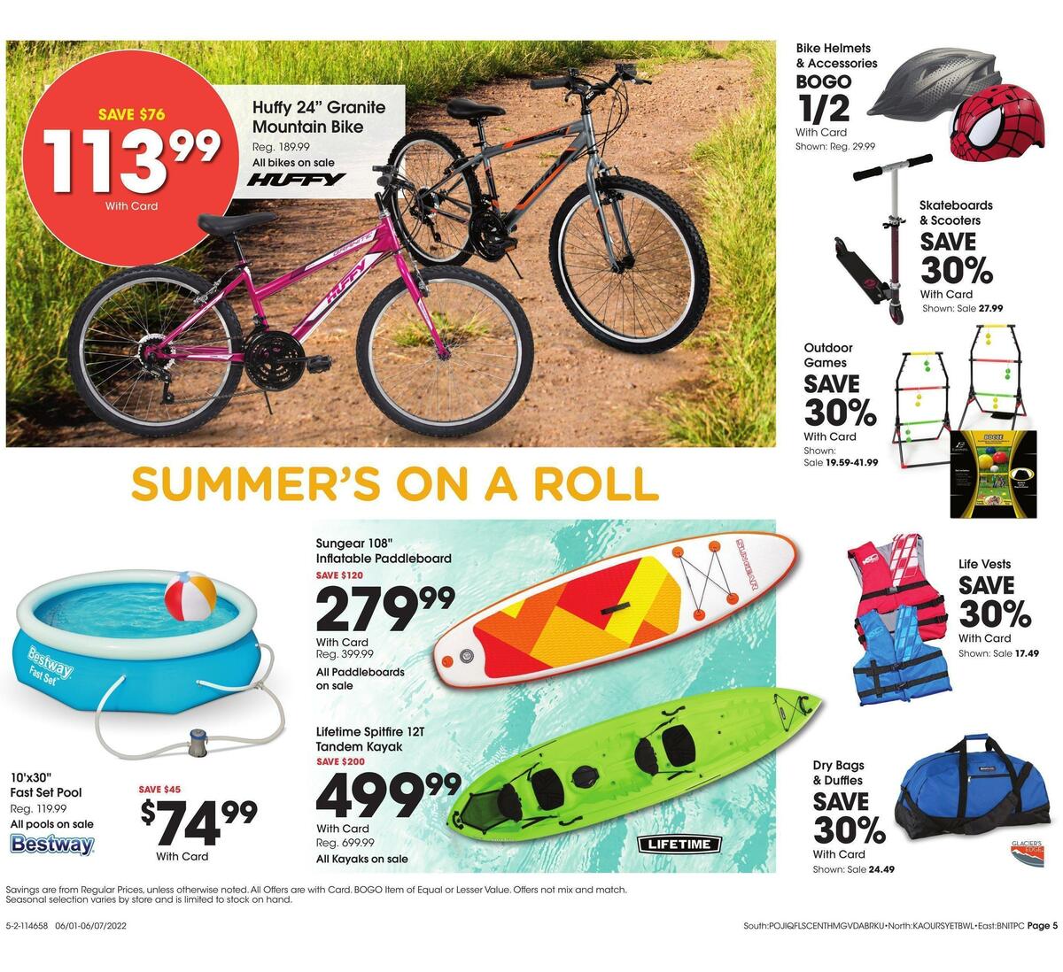 Fred Meyer General Merchandise Weekly Ad from June 1