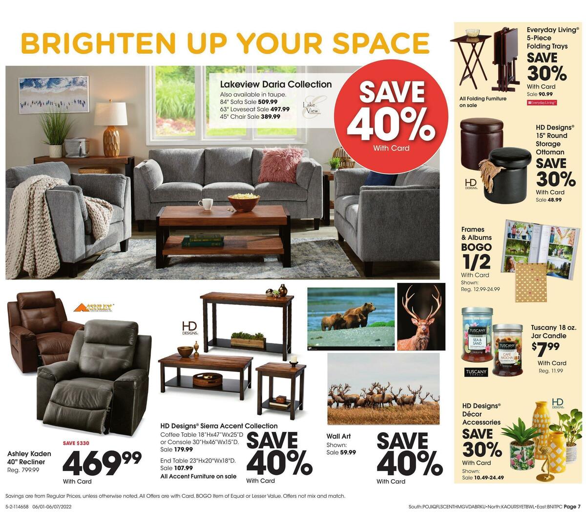 Fred Meyer General Merchandise Weekly Ad from June 1