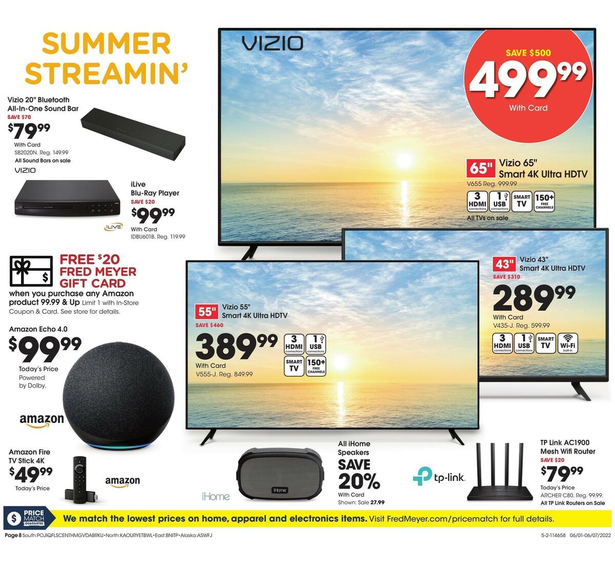 Fred Meyer General Merchandise Weekly Ad from June 1