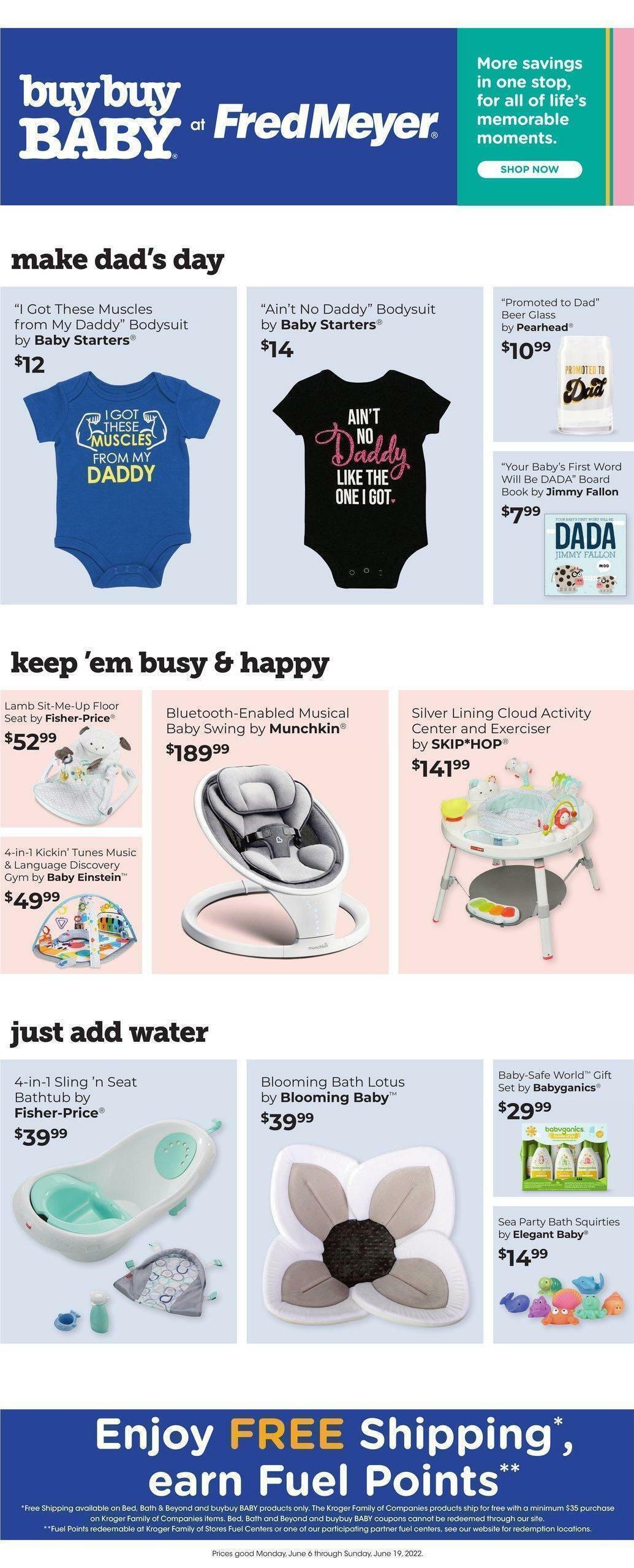 Fred Meyer Bed, Bath & Beyond Weekly Ad from June 6