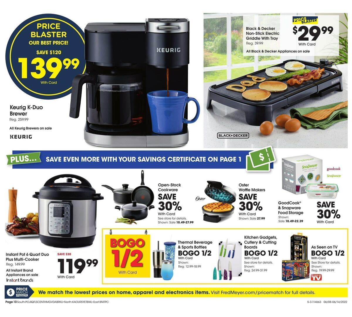 Fred Meyer General Merchandise Weekly Ad from June 8