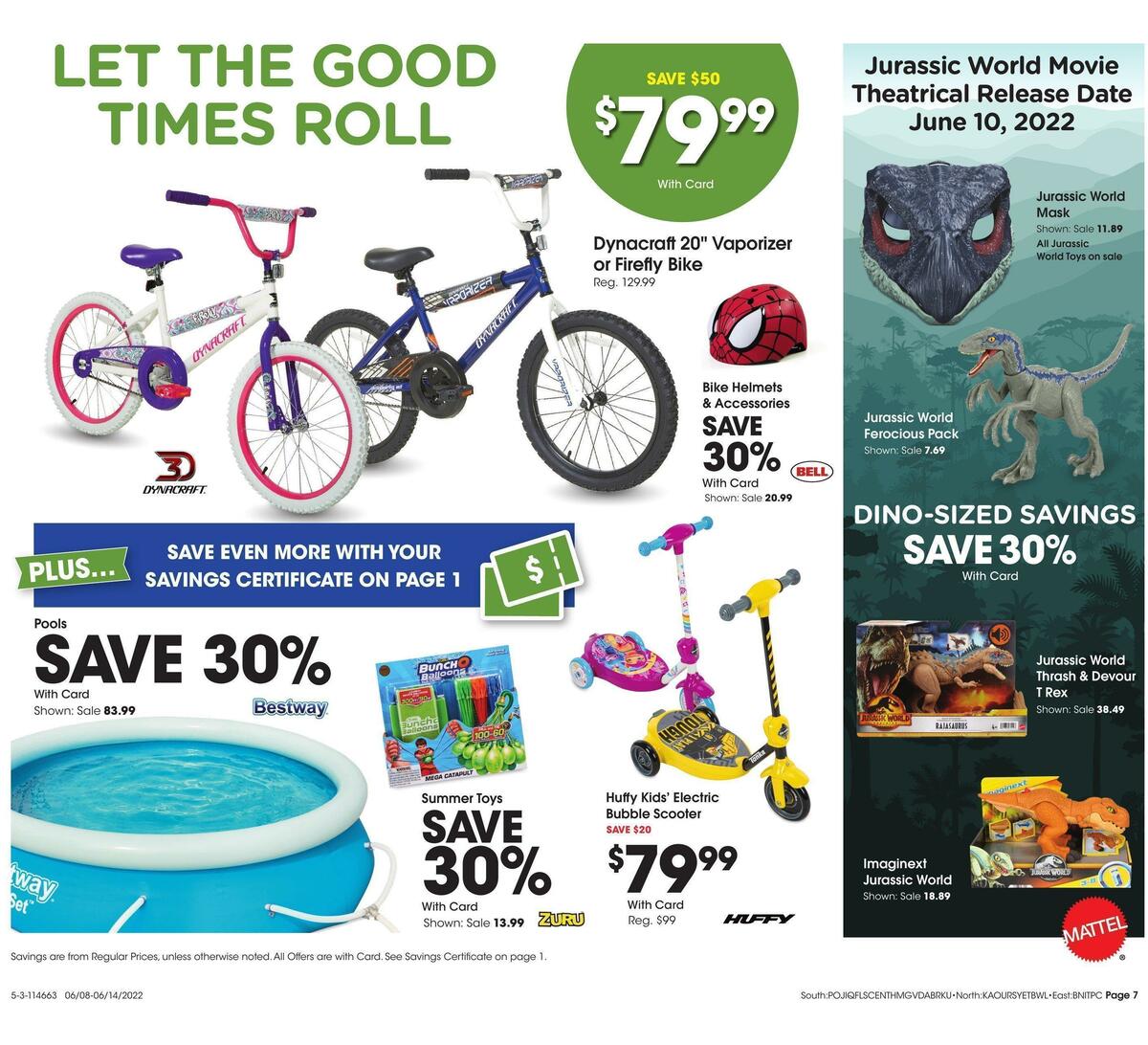 Fred Meyer General Merchandise Weekly Ad from June 8