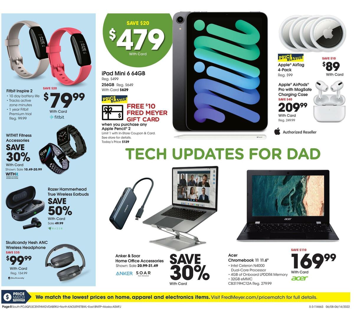 Fred Meyer General Merchandise Weekly Ad from June 8