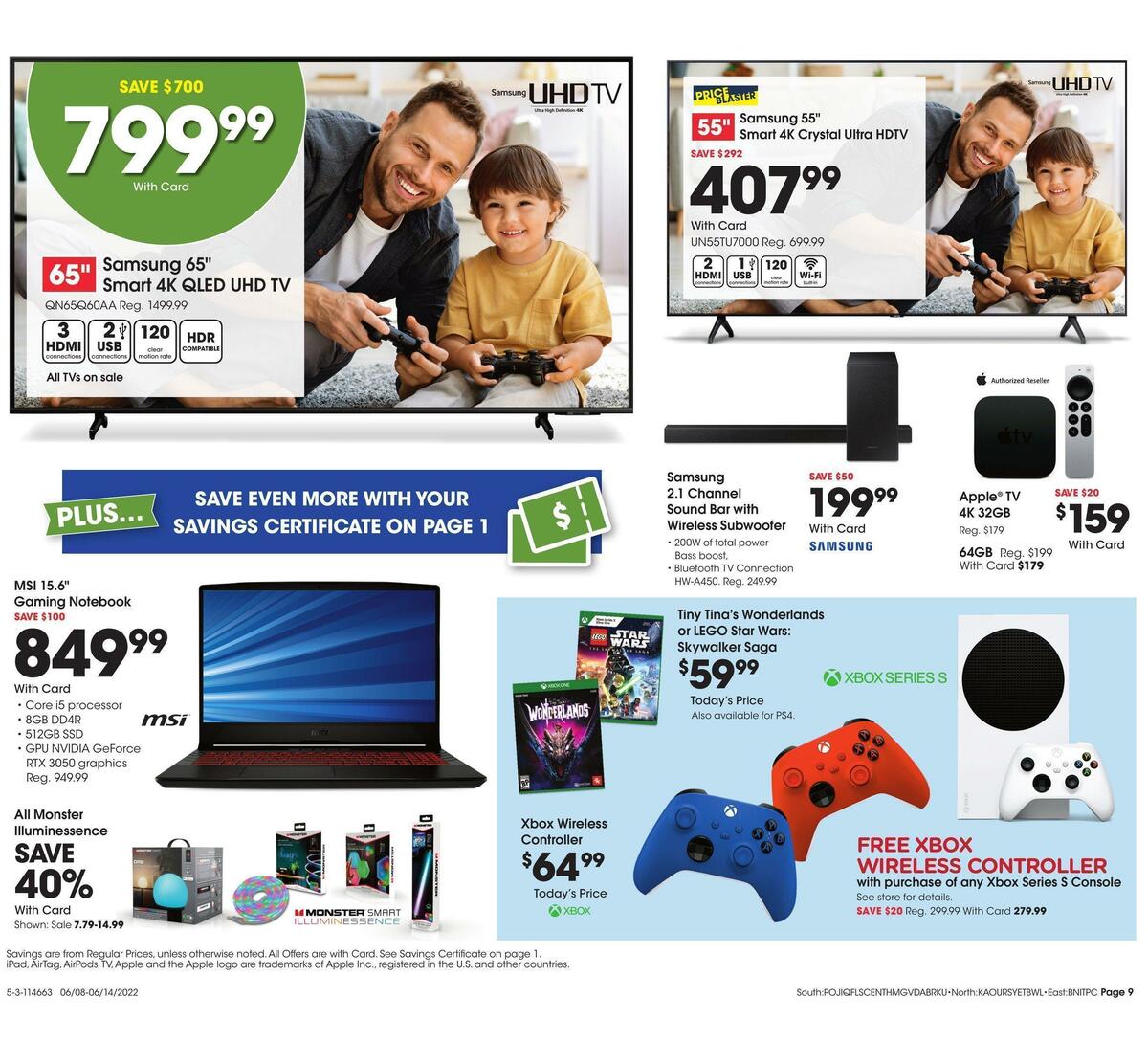 Fred Meyer General Merchandise Weekly Ad from June 8