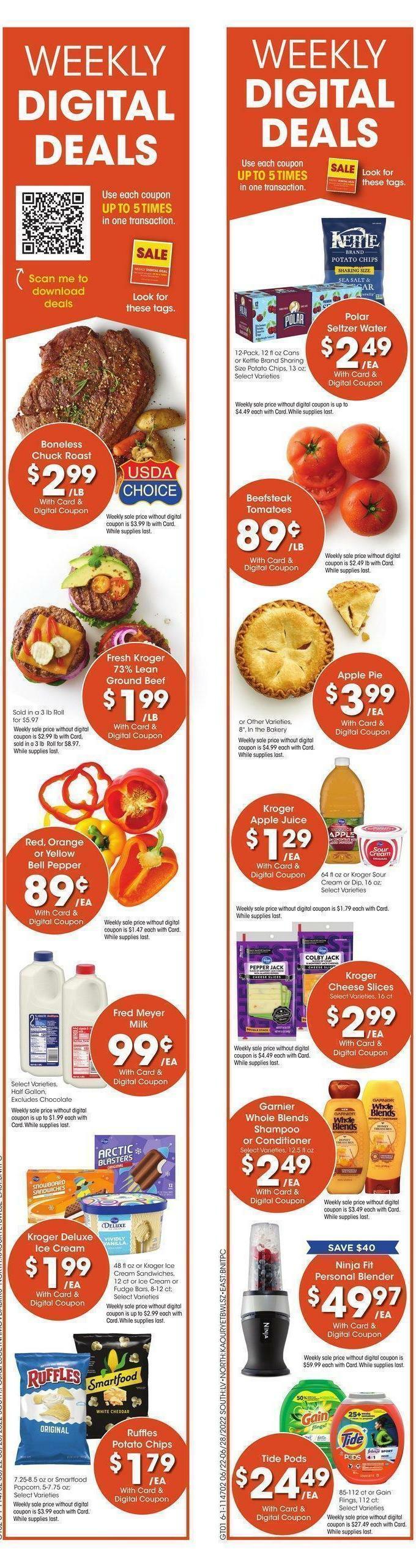 Fred Meyer Weekly Ad from June 22