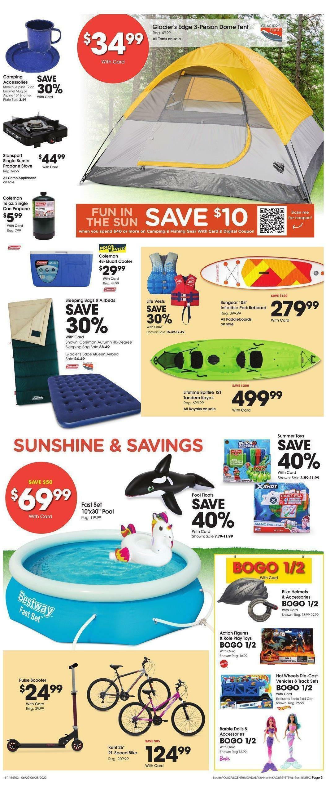Fred Meyer General Merchandise Weekly Ad from June 22