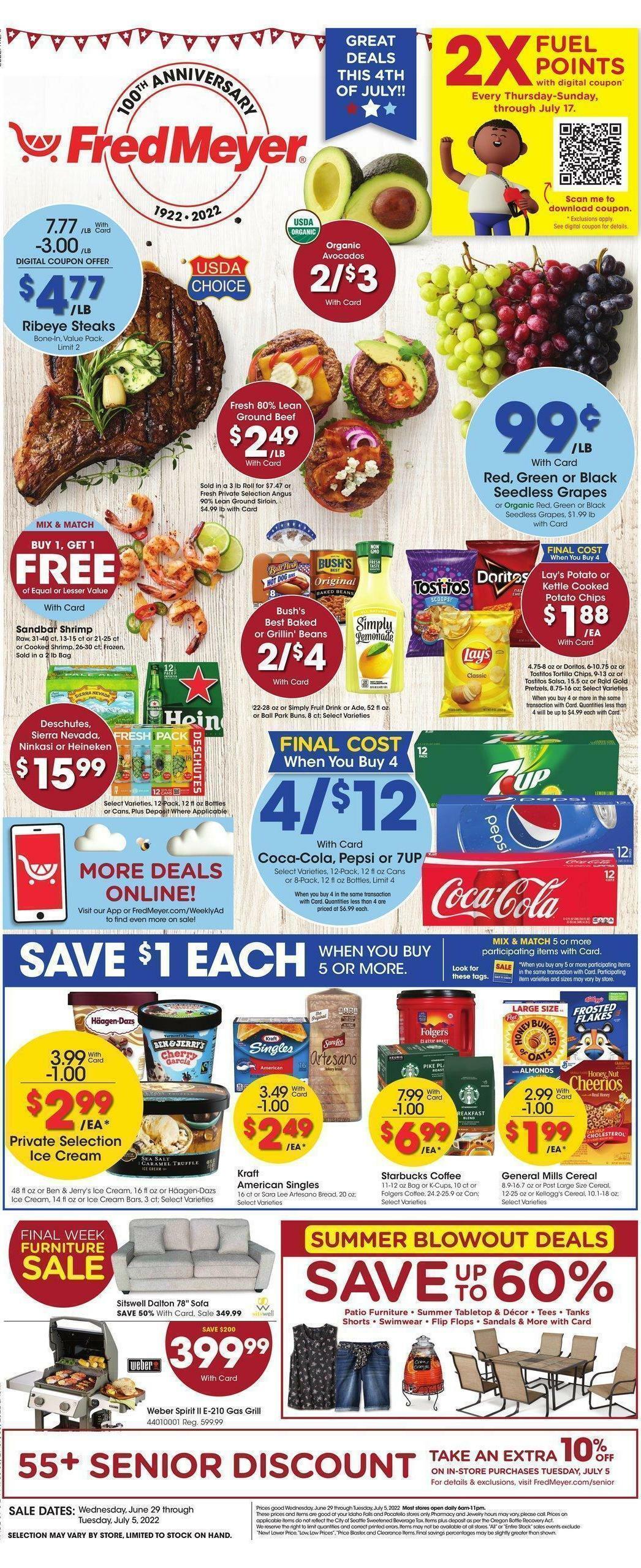 Fred Meyer Weekly Ad from June 29