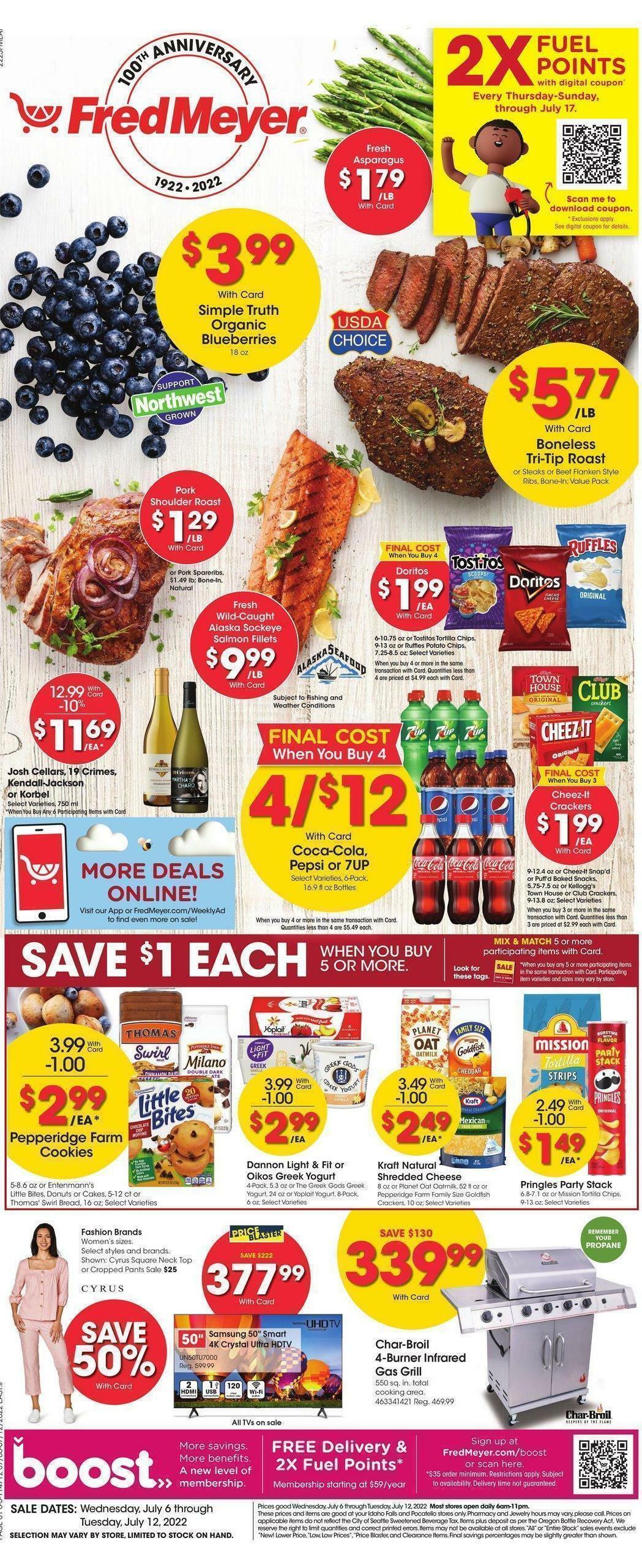Fred Meyer Weekly Ad from July 6