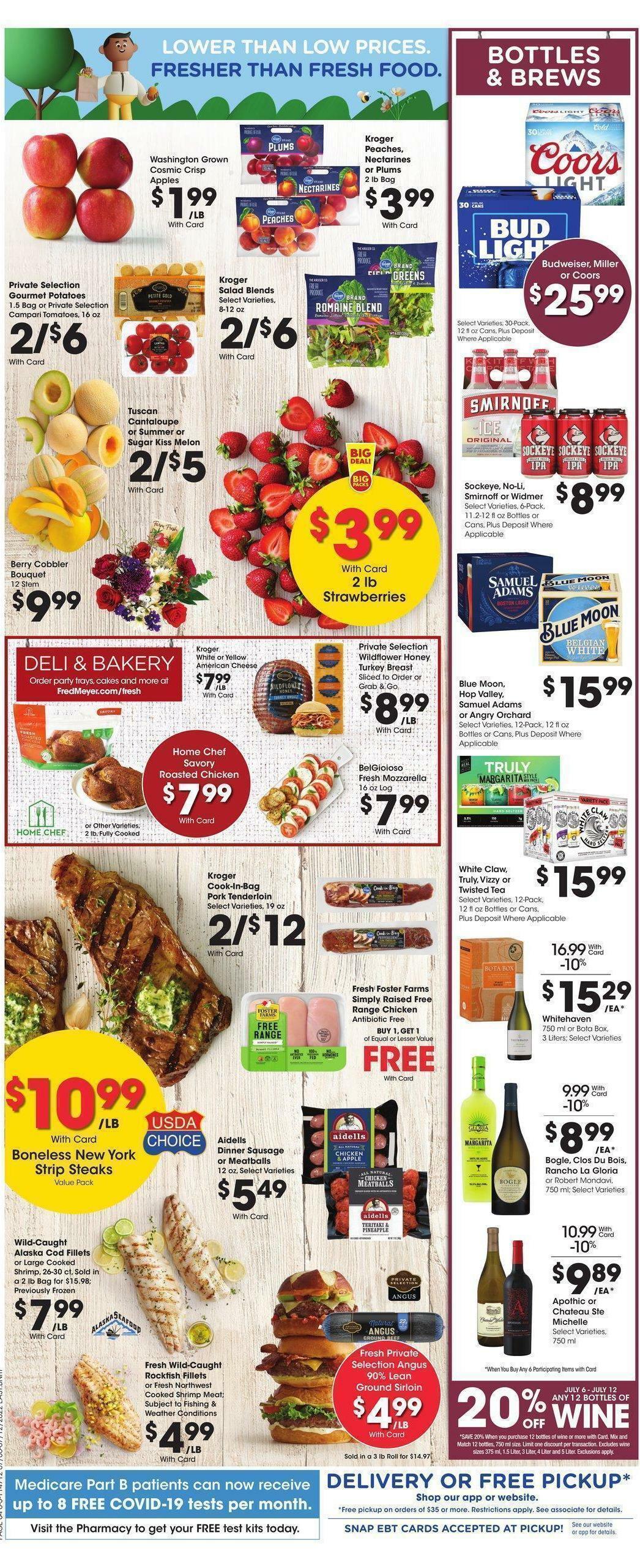 Fred Meyer Weekly Ad from July 6