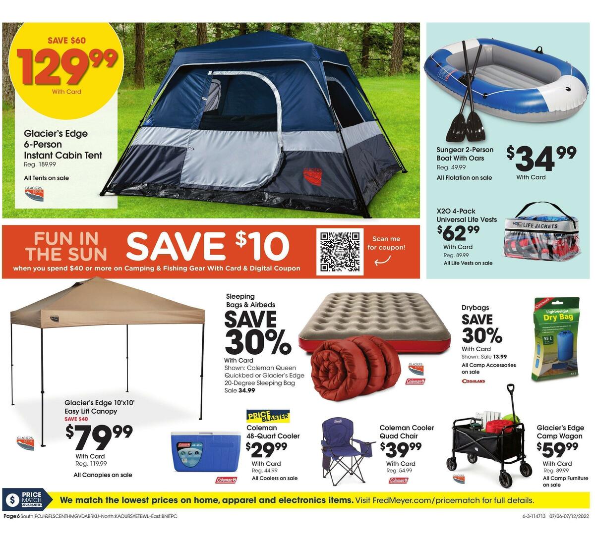 Fred Meyer General Merchandise Weekly Ad from July 6