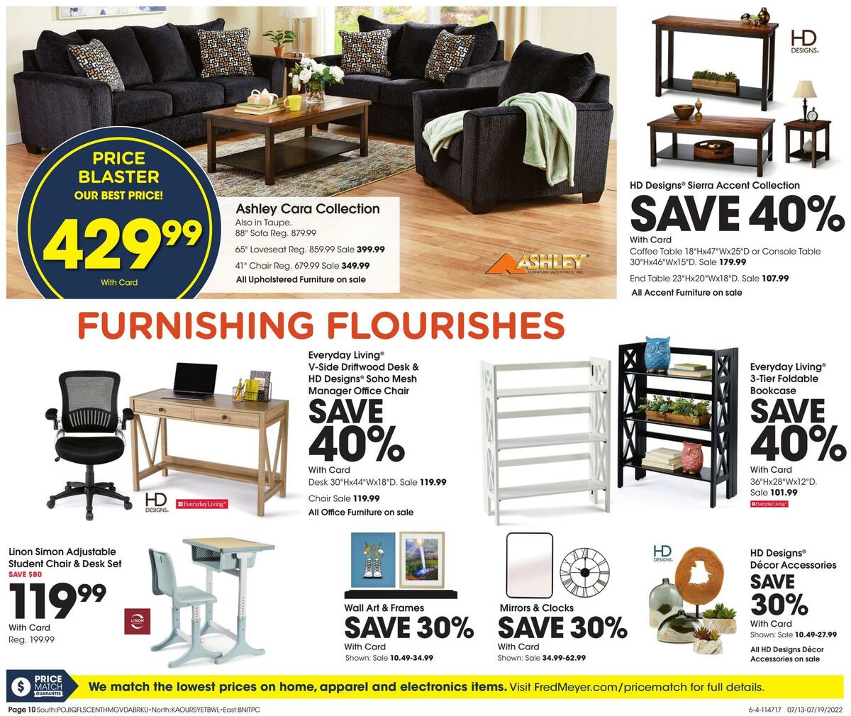 Fred Meyer General Merchandise Weekly Ad from July 13