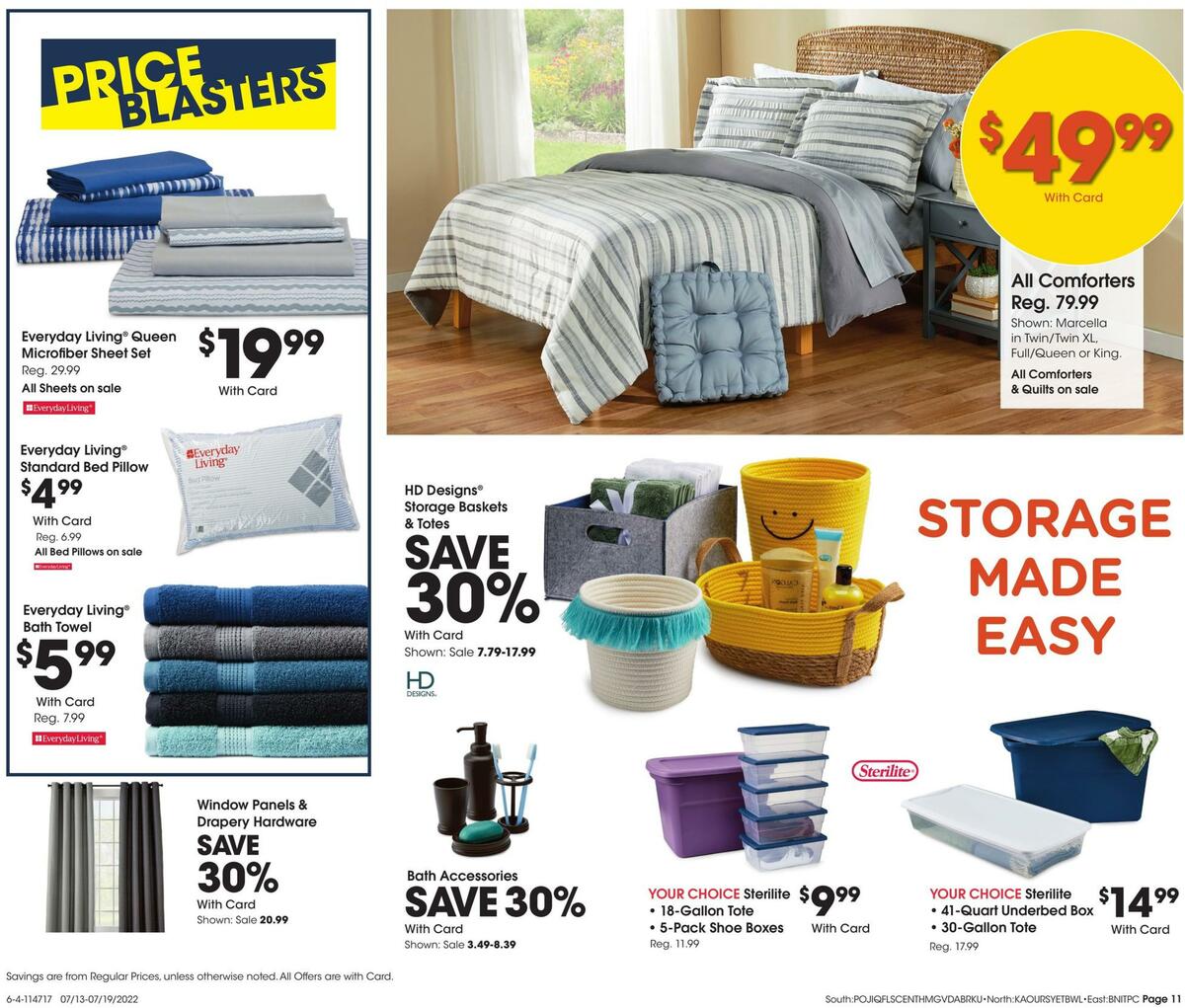 Fred Meyer General Merchandise Weekly Ad from July 13