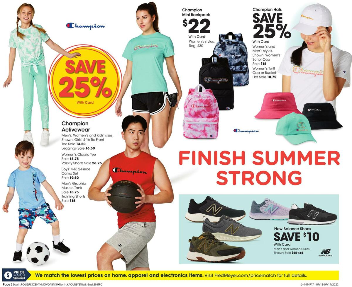 Fred Meyer General Merchandise Weekly Ad from July 13