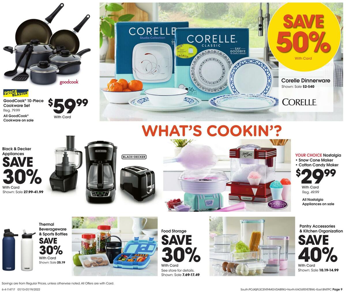 Fred Meyer General Merchandise Weekly Ad from July 13