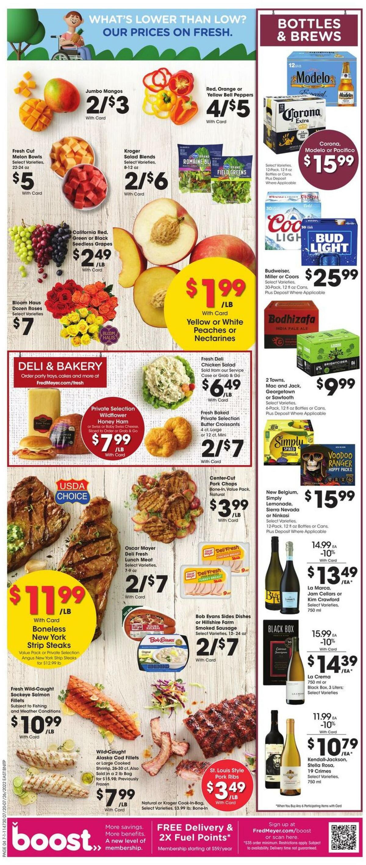 Fred Meyer Weekly Ad from July 20