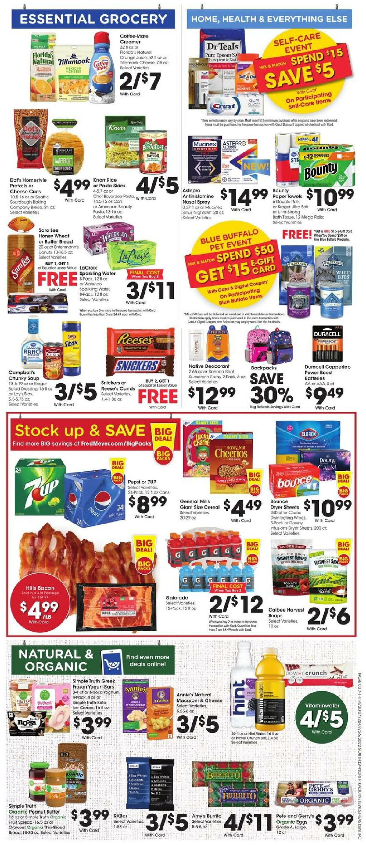 Fred Meyer Weekly Ad from July 20