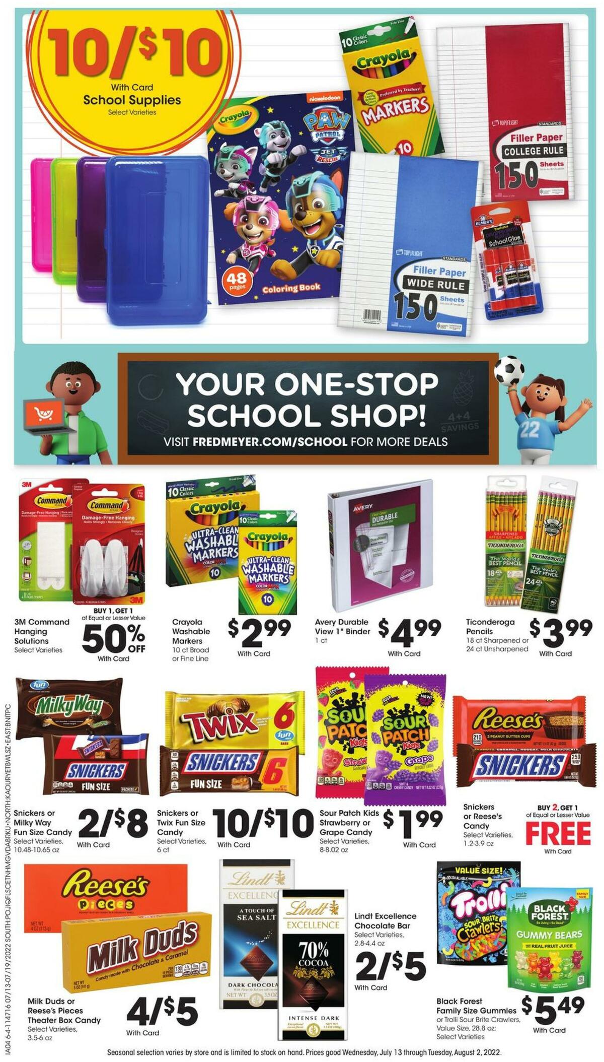 Fred Meyer Weekly Ad from July 20