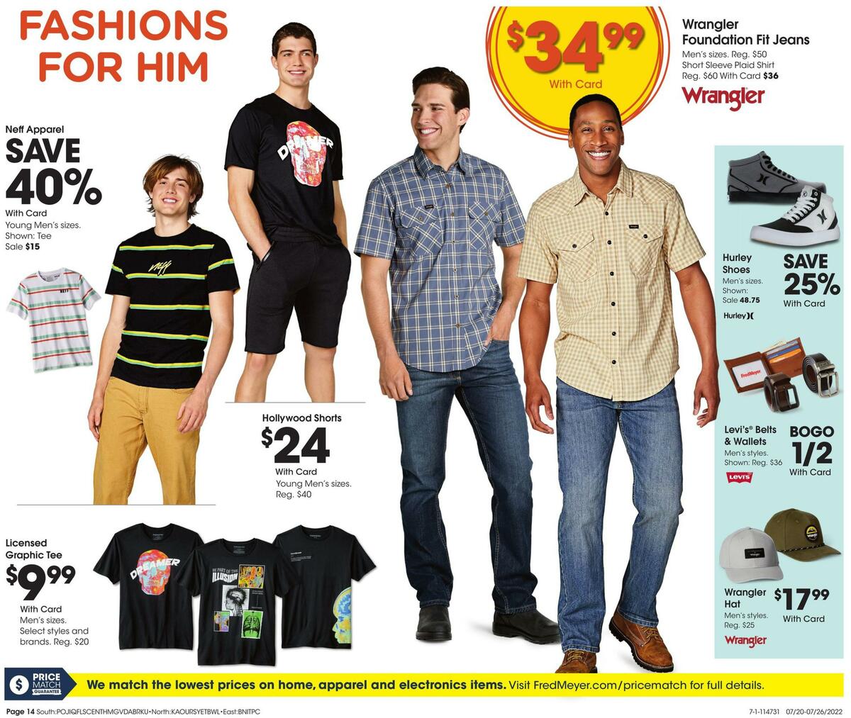 Fred Meyer General Merchandise Weekly Ad from July 20