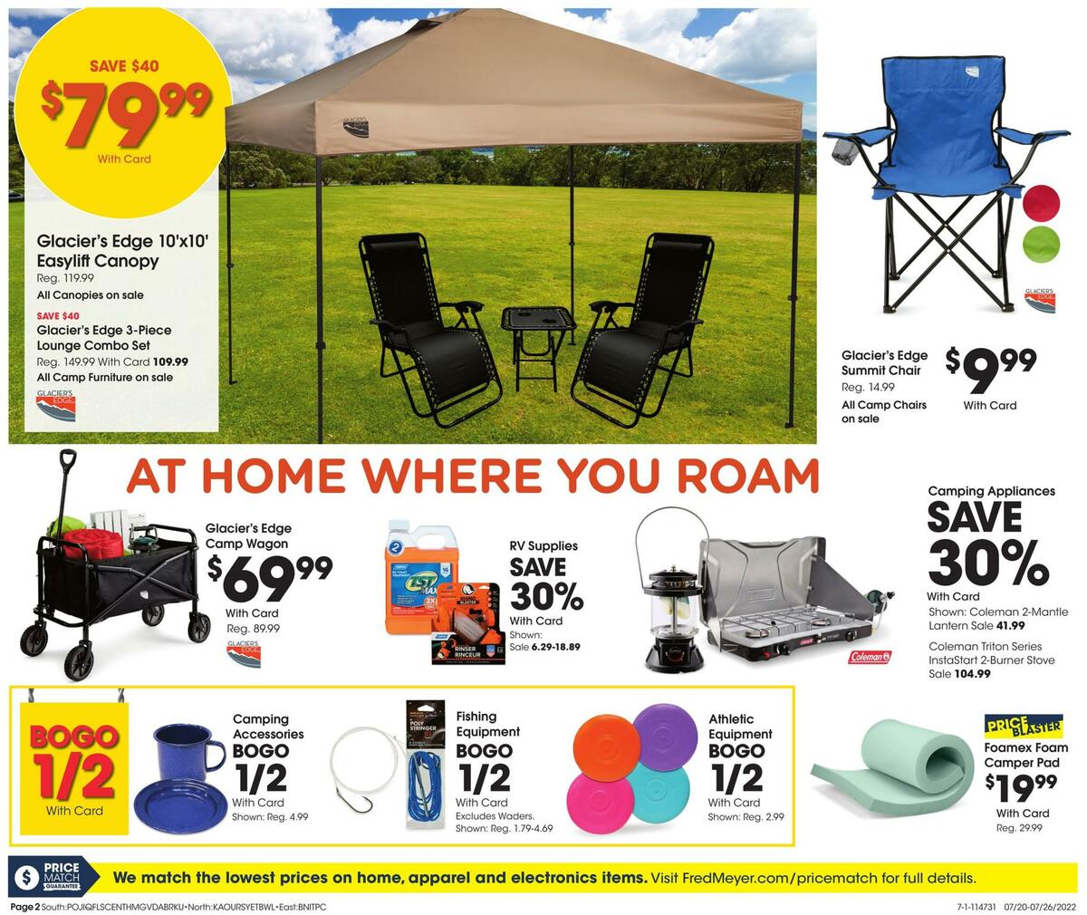 Fred Meyer General Merchandise Weekly Ad from July 20