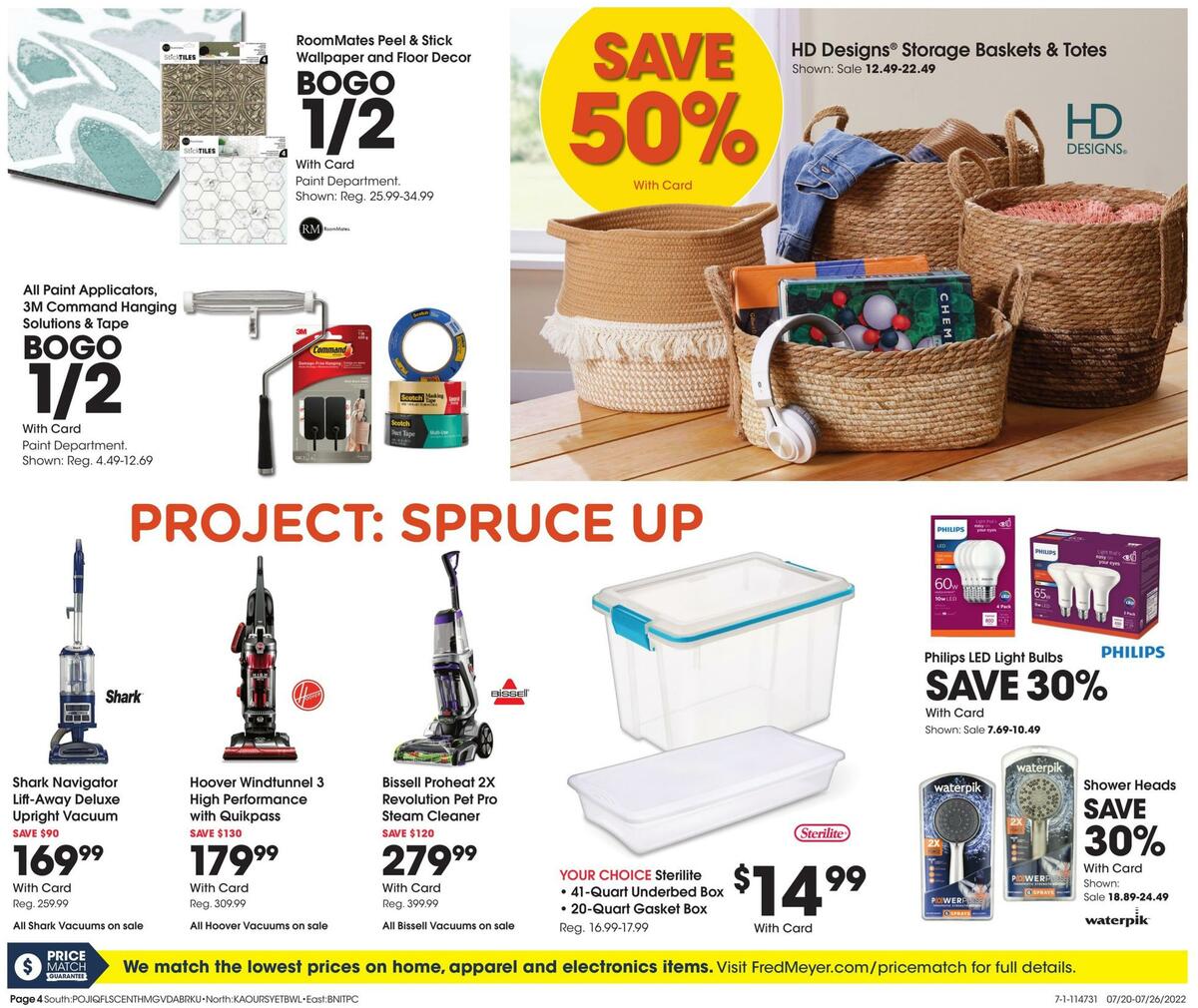 Fred Meyer General Merchandise Weekly Ad from July 20