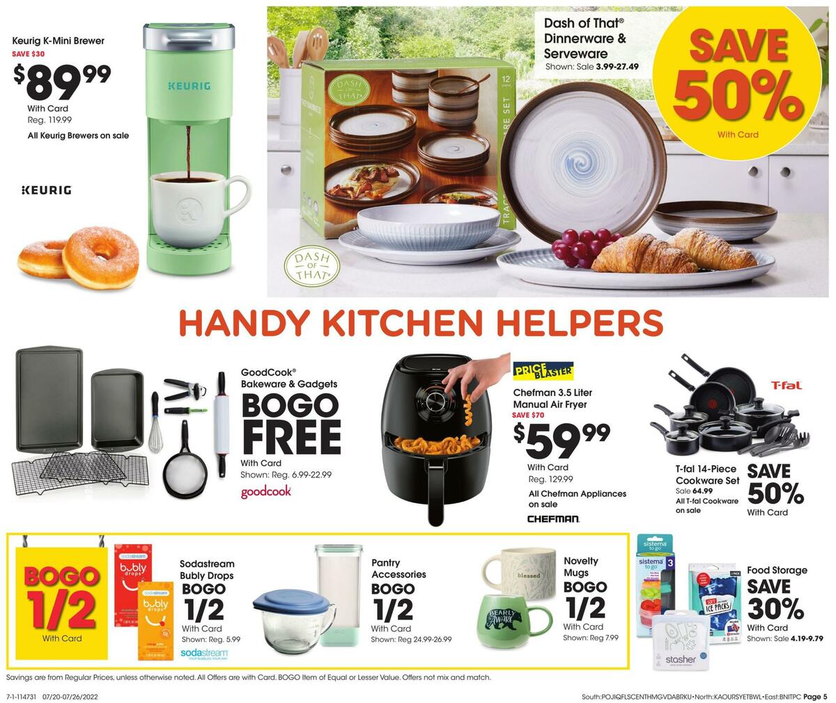 Fred Meyer General Merchandise Weekly Ad from July 20