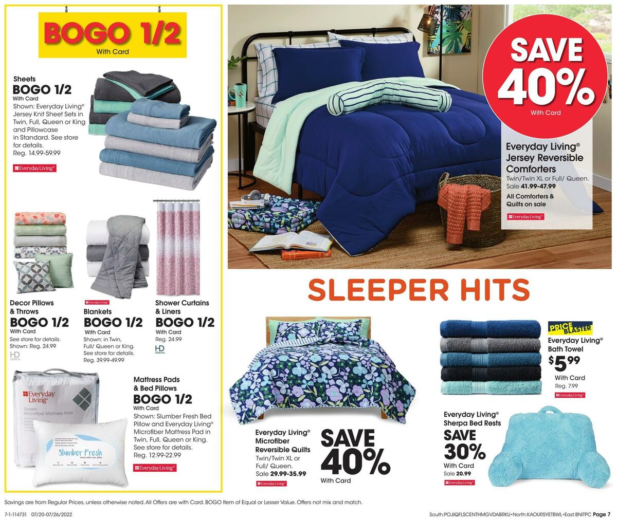 Fred Meyer General Merchandise Weekly Ad from July 20