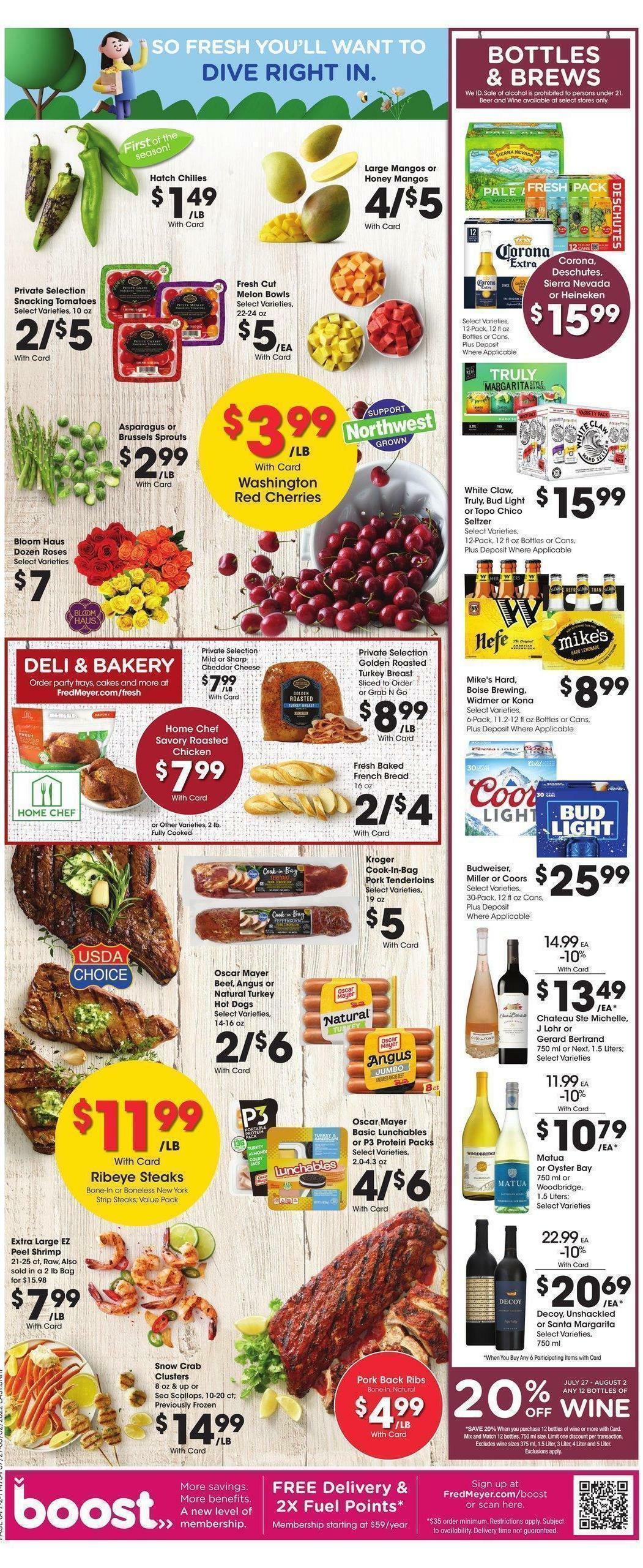 Fred Meyer Weekly Ad from July 27