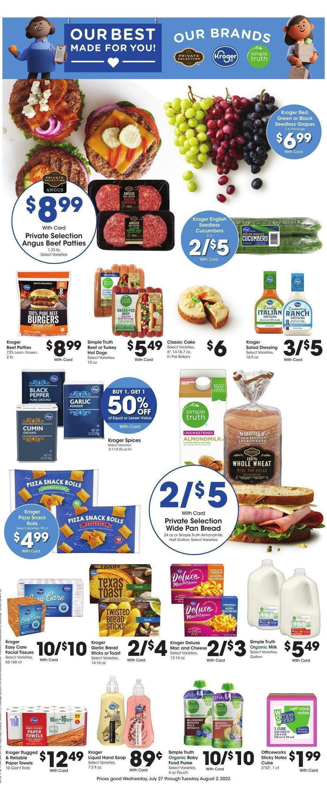 Fred Meyer Weekly Ad from July 27