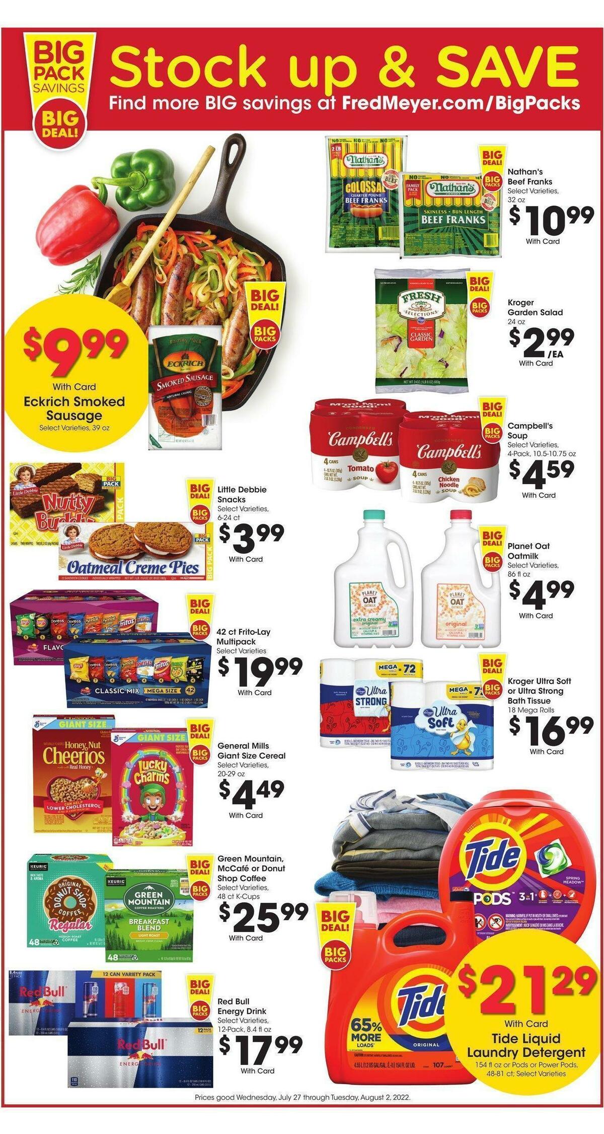 Fred Meyer Weekly Ad from July 27