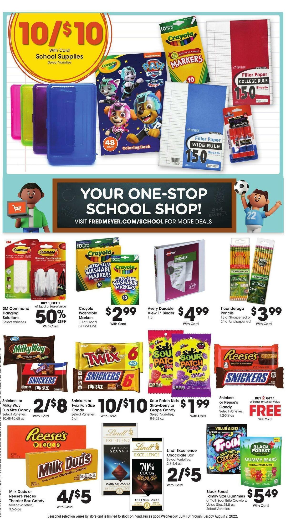 Fred Meyer Weekly Ad from July 27