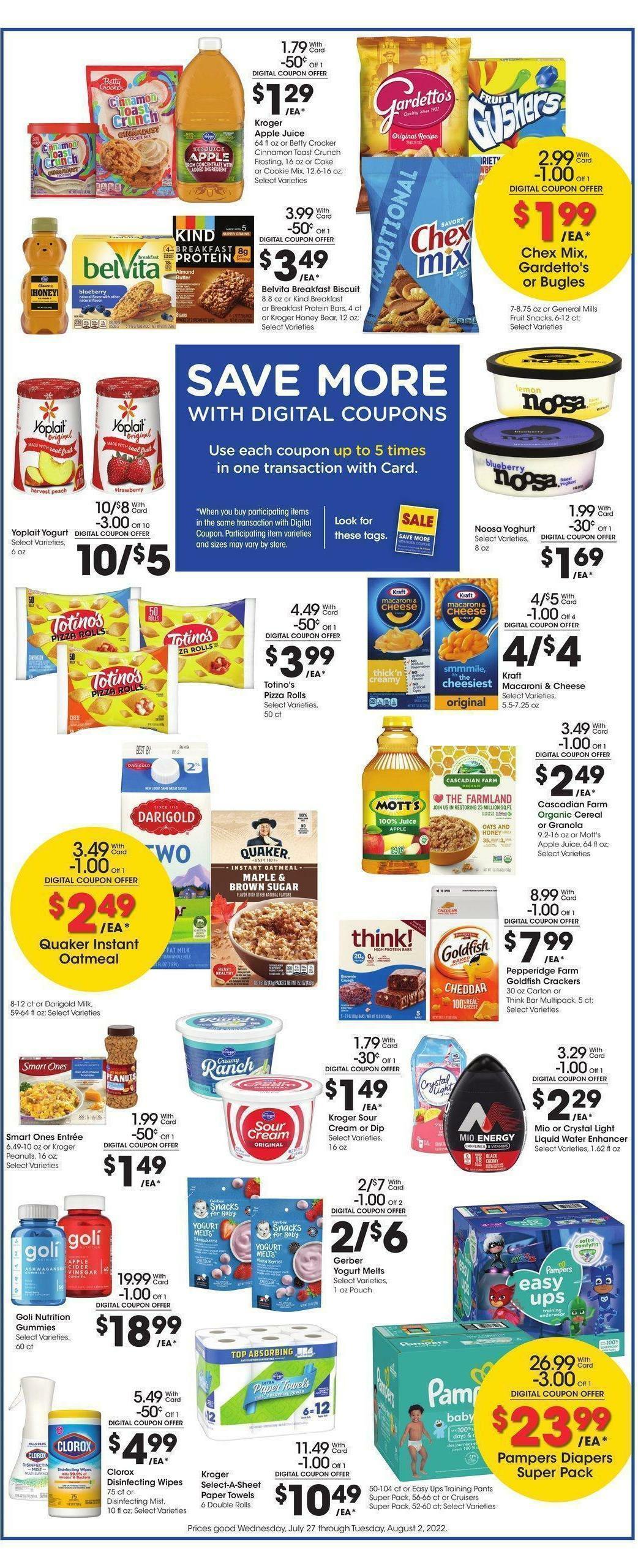 Fred Meyer Weekly Ad from July 27