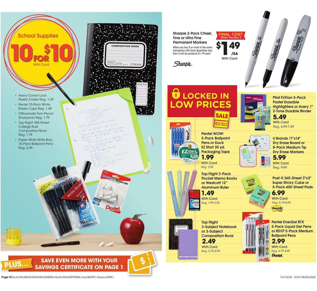 Fred Meyer General Merchandise Weekly Ad from July 27
