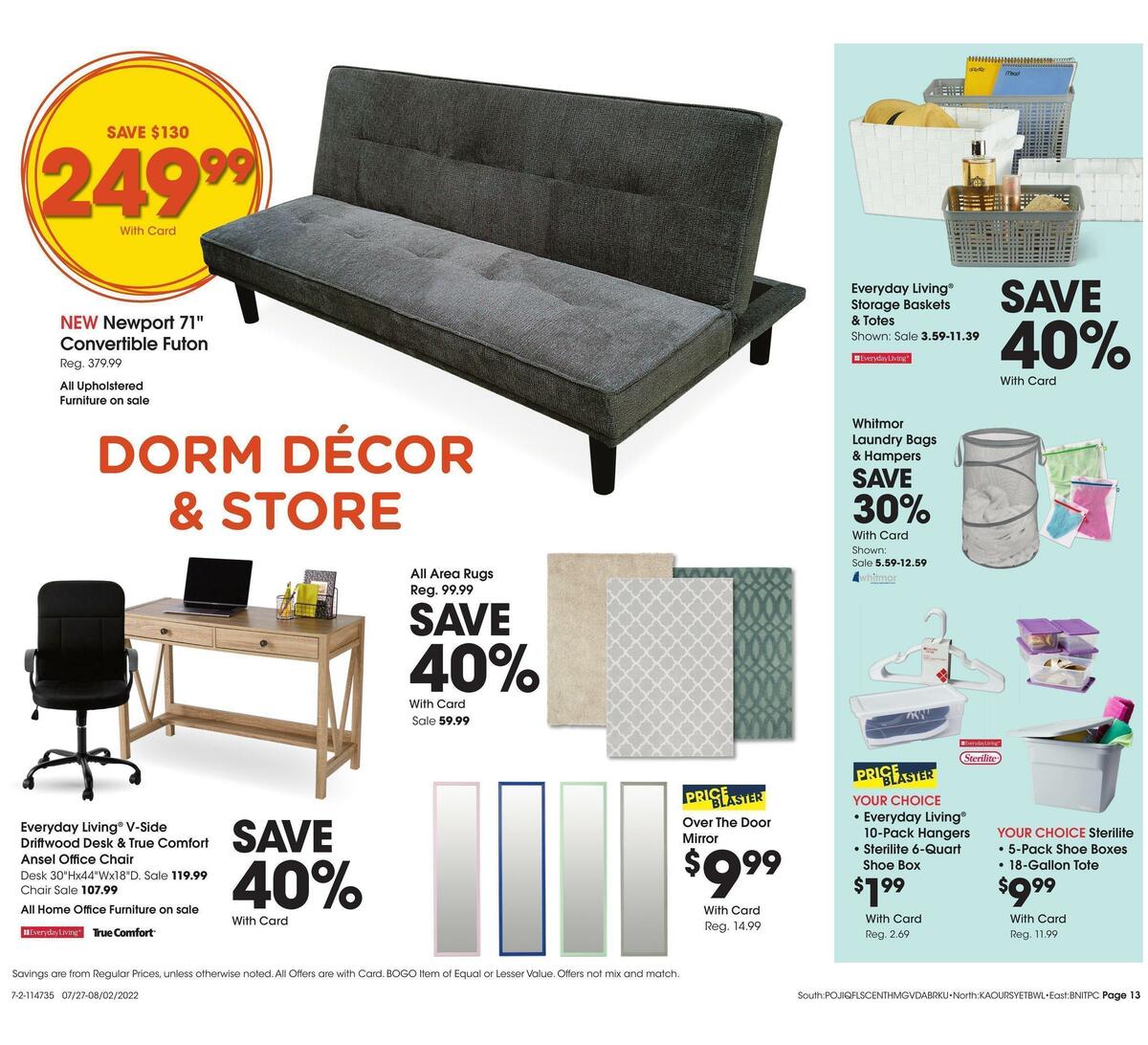 Fred Meyer General Merchandise Weekly Ad from July 27