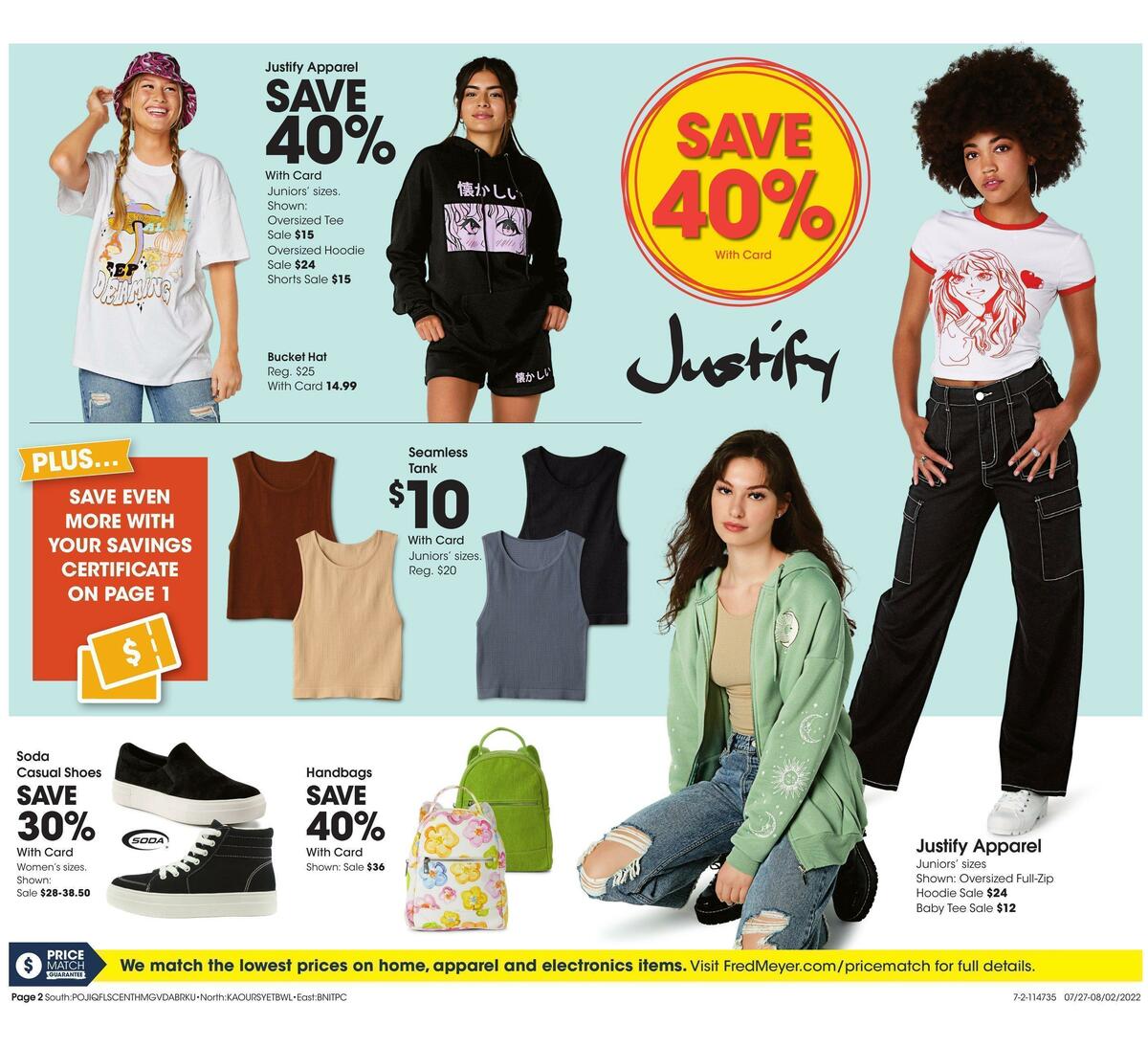 Fred Meyer General Merchandise Weekly Ad from July 27
